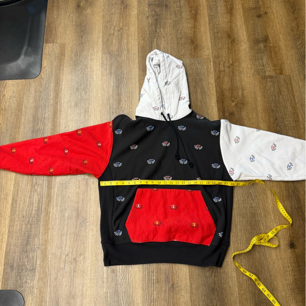 Champion Multicolor Hoodie - Black, Red, White